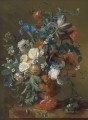Flores en una urna Jan van Huysum
